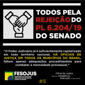 Leia mais sobre o artigo Todos pela rejeição do PL Nº 6.204/2019 do Senado.