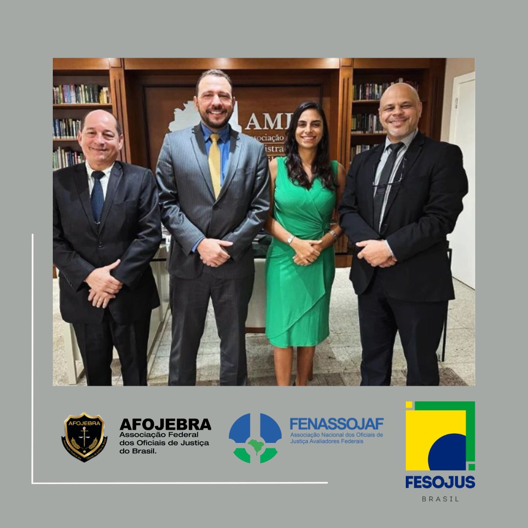 No momento, você está visualizando Fesojus-BR, Fenassojaf e Afojebra se reúnem  com secretário-Geral da AMB